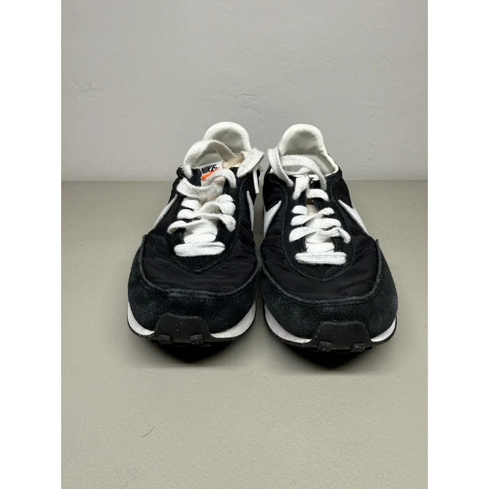 Nike Waffle Trainer 2 Boys Size 4Y Black Athletic Shoes Sneakers DC6477-001